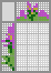 Japanese crossword &laquo;Pretty purple flower&raquo;