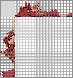 Japanese crossword «Flamenco» Japanese crossword «Flamenco»