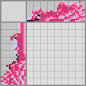 Japanese crossword &laquo;Flamingo&raquo;