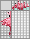 Japanese crossword &laquo;Flamingo&raquo;