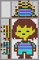 Japanese crossword &laquo;Frisk&raquo;