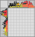 Japanese crossword &laquo;Galchonok from Prostokvashino&raquo;