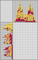 Japanese crossword &laquo;Coat of Arms - Castile & Leon&raquo;