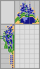 Japanese crossword &laquo;Hyacinth in a pot&raquo;
