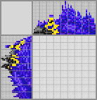 Japanese crossword &laquo;Hyacinth macaw&raquo;