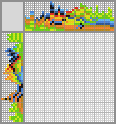 Japanese crossword &laquo;Green-tailed Sunbird&raquo;