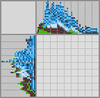 Japanese crossword «Mountain bluebird» Japanese crossword «Mountain bluebird»