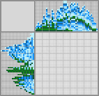Japanese crossword &laquo;Mountain Lake&raquo;