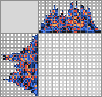 Japanese crossword &laquo;Blue Bat Star&raquo;
