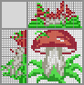 Japanese crossword &laquo;Mushroom&raquo;
