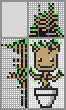 Japanese crossword &laquo;Groot&raquo;
