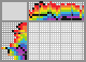 Japanese crossword «Chameleon Camouflaged by Rainbow» Japanese crossword «Chameleon Camouflaged by Rainbow»