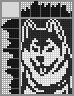 Japanese crossword &laquo;Husky&raquo;