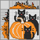 Japanese crossword &laquo;Halloween&raquo;