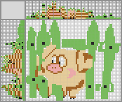 Japanese crossword &laquo;Pig&raquo;