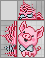 Japanese crossword &laquo;Pig&raquo;