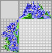 Japanese crossword &laquo;Irises&raquo;