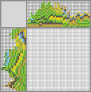 Japanese crossword &laquo;Emerald toucanet&raquo;