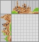 Japanese crossword &laquo;Siberian musk deer&raquo;