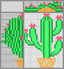 Japanese crossword &laquo;Cactus&raquo;