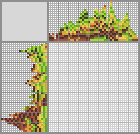 Japanese crossword «Green Crested Lizard» Japanese crossword «Green Crested Lizard»