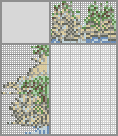 Japanese crossword &laquo;Stone block and waterfall&raquo;