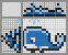 Japanese crossword &laquo;Whale&raquo;