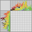 Japanese crossword &laquo;Large Fig Parrot&raquo;