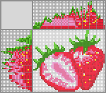 Japanese crossword &laquo;Strawberry&raquo;