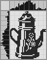 Japanese crossword &laquo;Coffee pot&raquo;