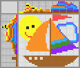 Japanese crossword &laquo;Boat&raquo;