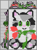 Japanese crossword &laquo;Kitty&raquo;