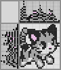 Japanese crossword &laquo;Kitty&raquo;