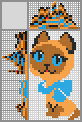 Japanese crossword &laquo;Little kitten&raquo;