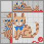 Japanese crossword &laquo;Cat&raquo;