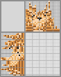 Japanese crossword &laquo;Kitten&raquo;