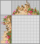 Japanese crossword &laquo;Beauty with Flowers (T. Mazzoni)&raquo;