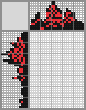 Japanese crossword &laquo;Red Flowers in Geisha's Hair&raquo;