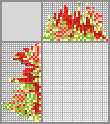 Japanese crossword &laquo;Red Cardinal&raquo;