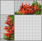 Japanese crossword &laquo;Northern Cardinal&raquo;