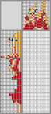 Japanese crossword &laquo;Red Cocktail Dress&raquo;
