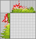 Japanese crossword «Red-crested turaco» Japanese crossword «Red-crested turaco»