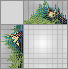 Japanese crossword &laquo;Blue-Winged Macaw&raquo;
