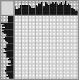 Japanese crossword «Crocodile wants to swim» Japanese crossword «Crocodile wants to swim»
