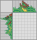 Japanese crossword &laquo;Crocodile&raquo;