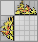 Japanese crossword &laquo;Tiny Shiny Meganium (Pokemon)&raquo;