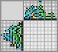 Japanese crossword &laquo;Tiny Shiny Wartortle (Pokemon)&raquo;