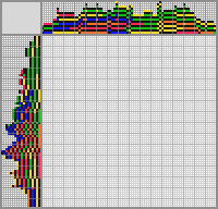 Japanese crossword &laquo;Rubik's cube&raquo;