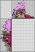 Japanese crossword «Lightning (Final Fantasy XIII)» Japanese crossword «Lightning (Final Fantasy XIII)»