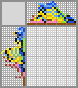 Japanese crossword &laquo;Eurasian blue tit&raquo;